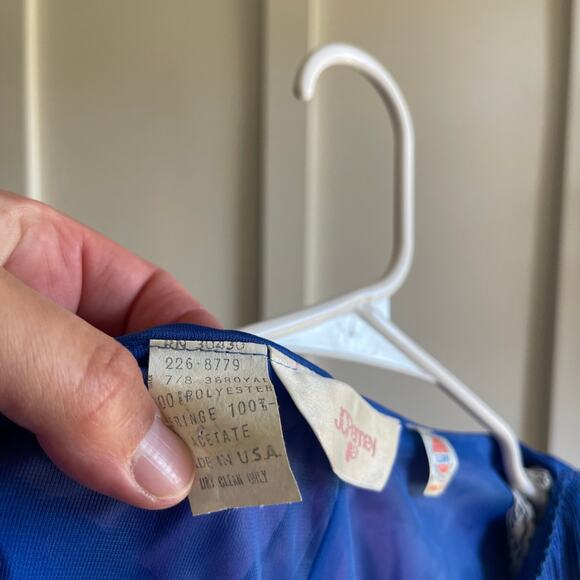 Vintage JCPenneys 7/8 fringe layered dress - Picture 5 of 6